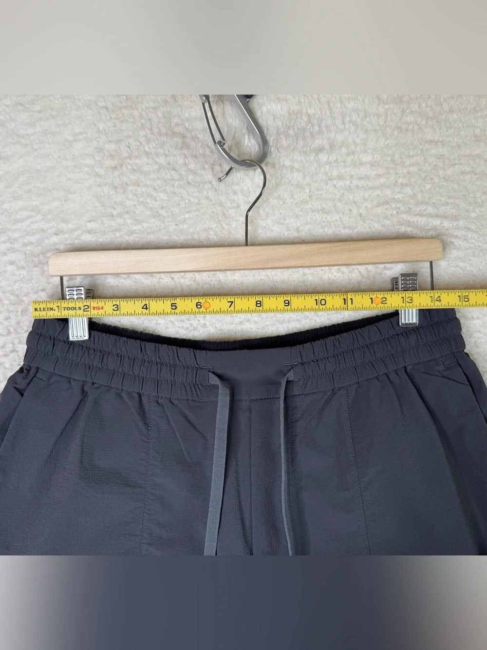 Lululemon Bowline Short Stretch Ripstop Graphite Grey Shorts Men's Size Large